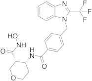 (3R,4R)-Tetrahydro-N-hydroxy-4-[[4-[[2-(trifluoromethyl)-1H-benzimidazol-1-yl]methyl]benzoyl]ami...