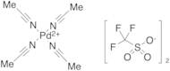 Tetrakis(acetonitrile)palladium(II) Bis(trifluoromethanesulfonate) >90%