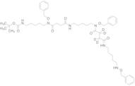 9,​12,​20,​23-​Tetraoxo-​32-​phenyl-​8,​19-​bis(phenylmethoxy)​-31-​oxa-​2,​8,​13,​19,​24,​30-​hexaazadotriacontano​ic-d4 Acid 1,​1-​Dimethylethyl Ester