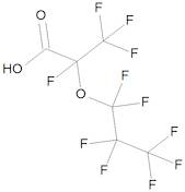 2,3,3,3-Tetrafluoro-2-(1,1,2,2,3,3,3,heptafluoropropoxy)propanoic Acid (~90%)