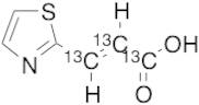 (2E)-3-(2-Thiazolyl)-2-propenoic Acid-13C3