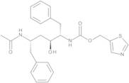 1,3-Thiazol-5-ylmethyl N-[(1S,2S,4S)-4-(acetylamino)-1-benzyl-2-hydroxy-5-phenylpentyl]carbamate