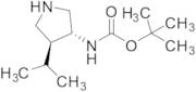 Tert-butyl ((3R,4S)-4-isopropylpyrrolidin-3-yl)carbamate