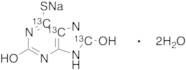 Thiouric Acid-13C3 Sodium Salt Dihydrate