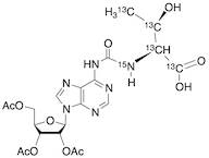 N6-(N-Threonylcarbonyl)adenosine-2',3',5'-triacetate-13C4,15N