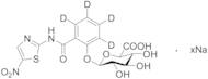 Tizoxanide-d4 Glucuronide Sodium Salt