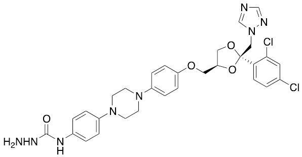 N-(4-(4-(4-(((2R,4S)-2-((1H-1,2,4-Triazol-1-yl)methyl)-2-(2,4-dichlorophenyl)-1,3-dioxolan-4-yl)me…