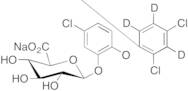Triclosan (3',5',6'-d3) O-β-D-Glucuronide Sodium Salt