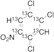 2,4,5-Trichloronitrobenzene- 13C6