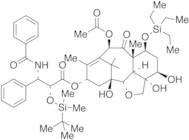 7-O-(Triethylsilyl)-2’-O-tert-butyl(dimethyl)silyl-4-desacetyl-2-debenzoyl-[2,4]oxol Paclitaxel