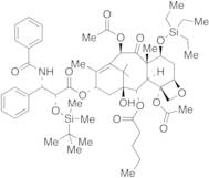 7-O-(Triethylsilyl)-2’-O-tert-butyl(dimethyl)silyl 2-Debenzoyl Paclitaxel 2-Pentanoate
