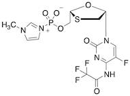 N-4-(2,2,2-Trifluoroacetamido) Emtricitabine O-(1-Methyl-1H-imidazol-3-ium-3-yl)phosphate