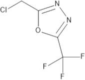 5-(Trifluoromethyl)-2-(chloromethyl)-1,3,4-oxadiazole (>90%)