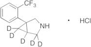 1-[2-(Trifluoromethyl)phenyl]-3-azabicyclo[3.1.0]hexane Hydrochloride-d5