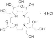 2,2'-(4,10-bis(1,3,4-Trihydroxybutan-2-yl)-1,4,7,10-tetraazacyclododecane-1,7-diyl)diacetic Acid Tetrahydrochloride