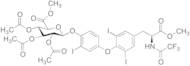 3,3’,5-Triiodo-L-thyronine O-β-D-Glucuronide-O-triacetate Methyl Ester Trifluoroacetamide