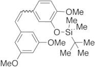 (E/Z)-3,4’,5-Trimethoxy-3’-(tert-butyldimethylsilyloxy)stilbene