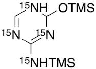 N-(Trimethylsilyl)-4-((trimethylsilyl)oxy)-4,5-dihydro-1,3,5-triazin-2-amine-15N4