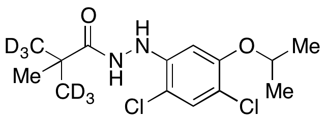 1-Trimethyl-d6-acetyl-2-(2,4-dichloro-5-isopropoxyphenyl)hydrazine