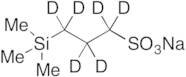 3-(Trimethylsilyl)-1-propane-1,1,2,2,3,3-d6-sulfonic Acid Sodium Salt