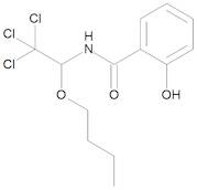 N-(1-Butoxy-2,2,2-trichloroethyl)-2-hydroxybenzamide
