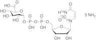 UDP-glucuronic Acid-13C, 15N2 Triammonium Salt