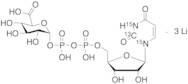 Trilithium UDP-glucuronic Acid-13C1, 15N2