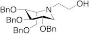 (2S,3R,4R,5S)-3,4,5-Tris(phenylmethoxy)-2-[(phenylmethoxy)methyl]-1-piperidineethanol