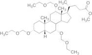 (3α,5β,7α,12α)-3,7,12-Tris(ethoxymethoxy)-cholan-24-oic Acid Methyl Ester