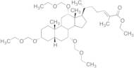 (3α,5β,7α,12α)-3,7,12-Tris(ethoxymethoxy)-cholest-24-en-26-oic Acid Ethyl Ester