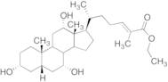 (3α,5β,7α,12α)-3,7,12-Trihydroxy-cholest-24-en-26-oic Acid Ethyl Ester