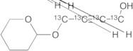 4-[(Tetrahydro-2H-pyran-2-yl)oxy]-2-butyn-1-ol-1,2,3,4-13C4