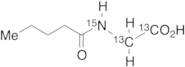 N-Valerylglycine-13C2,15N