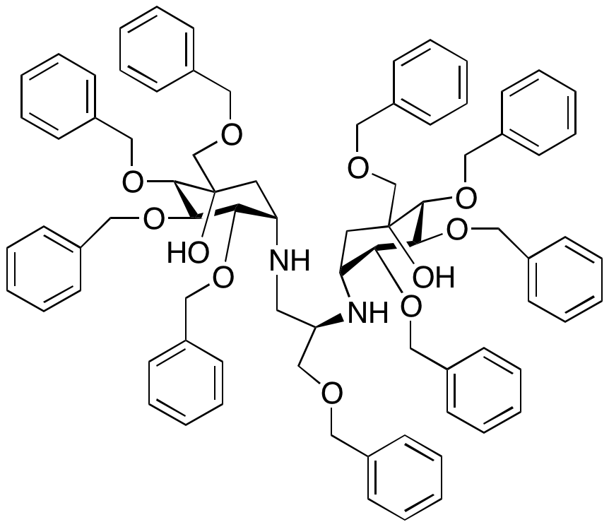 (S)-Valiolamine-2,3,4-tris(phenylmethoxy)-5-[(phenylmethoxy)methyl] Voglibose-2,3,4-tris(phenylmet…