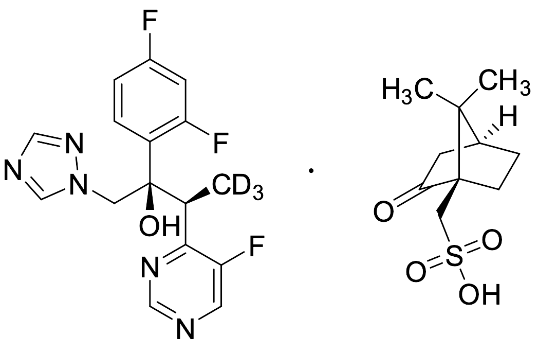 Voriconazole-d3 (1R)-(-)-10-Camphorsulfonic Acid