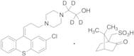 Zuclopenthixol-d4 (-)-10-Camphorsulfonic Acid Salt